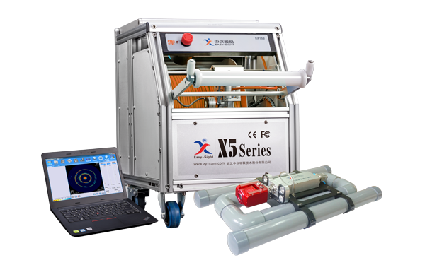 Ispezione di tubi X7 CCTV e Sonar