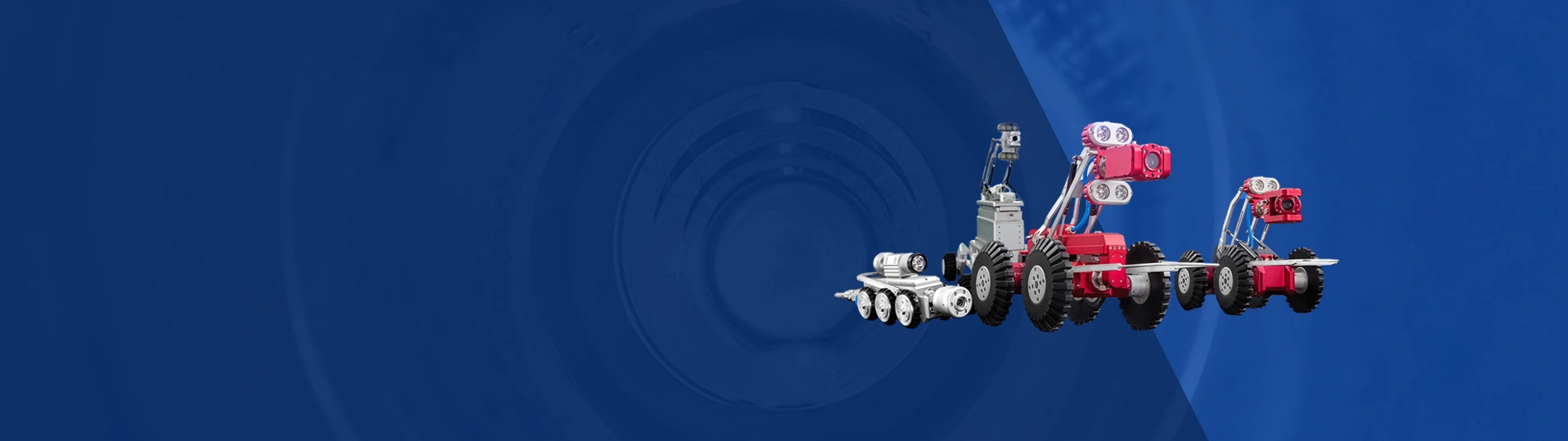 Robot di ispezione CCTV per tubi