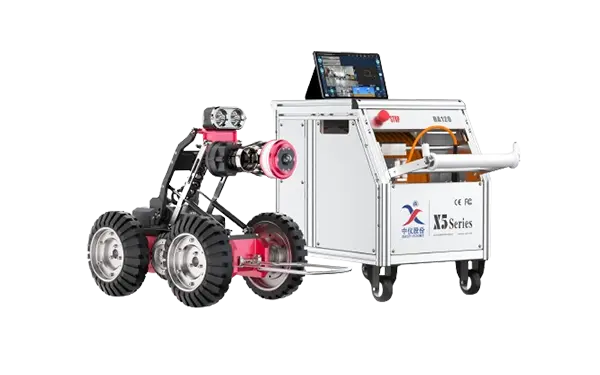 Robot di ispezione CCTV per tubazioni X5-HT4