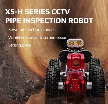 ROBOT di ispezione di tubi CCTV serie X5-H